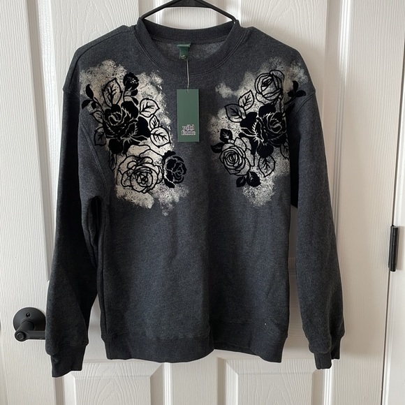 Wild Fable oversized floral dad sweatshirt - Picture 4 of 8